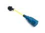 Kaldavoolu pistiku adapter 16A 250V Schuko/ CEE