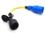 Kaldavoolu pistiku adapter 16A 250V CEE/Schuko