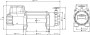 DRAGON Highlander DWH4500HD-S 12V 4500lb / 2041kg sünt. trossiga