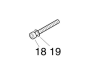 Polt M5x55 sisemine 6-kant DIN 912-A2-70