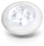 Ringvalgusti valge 12V LED, valge plastik raam