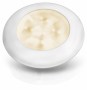 Ringvalgusti soe valge 12V LED, valge plastik raam