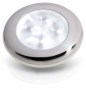 Ringvalgusti valge 24V LED, poleeritud roostevaba raam
