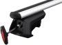 THULE SmartRack XT SquareBar 118cm katuseraamid, mustad