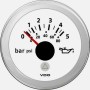 Rõhunäidik ∅ 52mm 5Bar /80PSI 12V/24V, valge