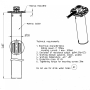 Sügavuse - tasemeandur toruandur 220mm ø 54mm 90Ohm