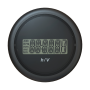 Veratron "ViewLine Marine" Tunnilugeja + voltmeeter 52mm 9-48V SLRB , must