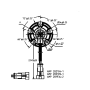 Sügavuse - tasemeandur toruandur 220mm ø 54mm 90Ohm