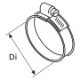 Summuti, summutitoru 70mm kinnitusklamber ø 70-90mm